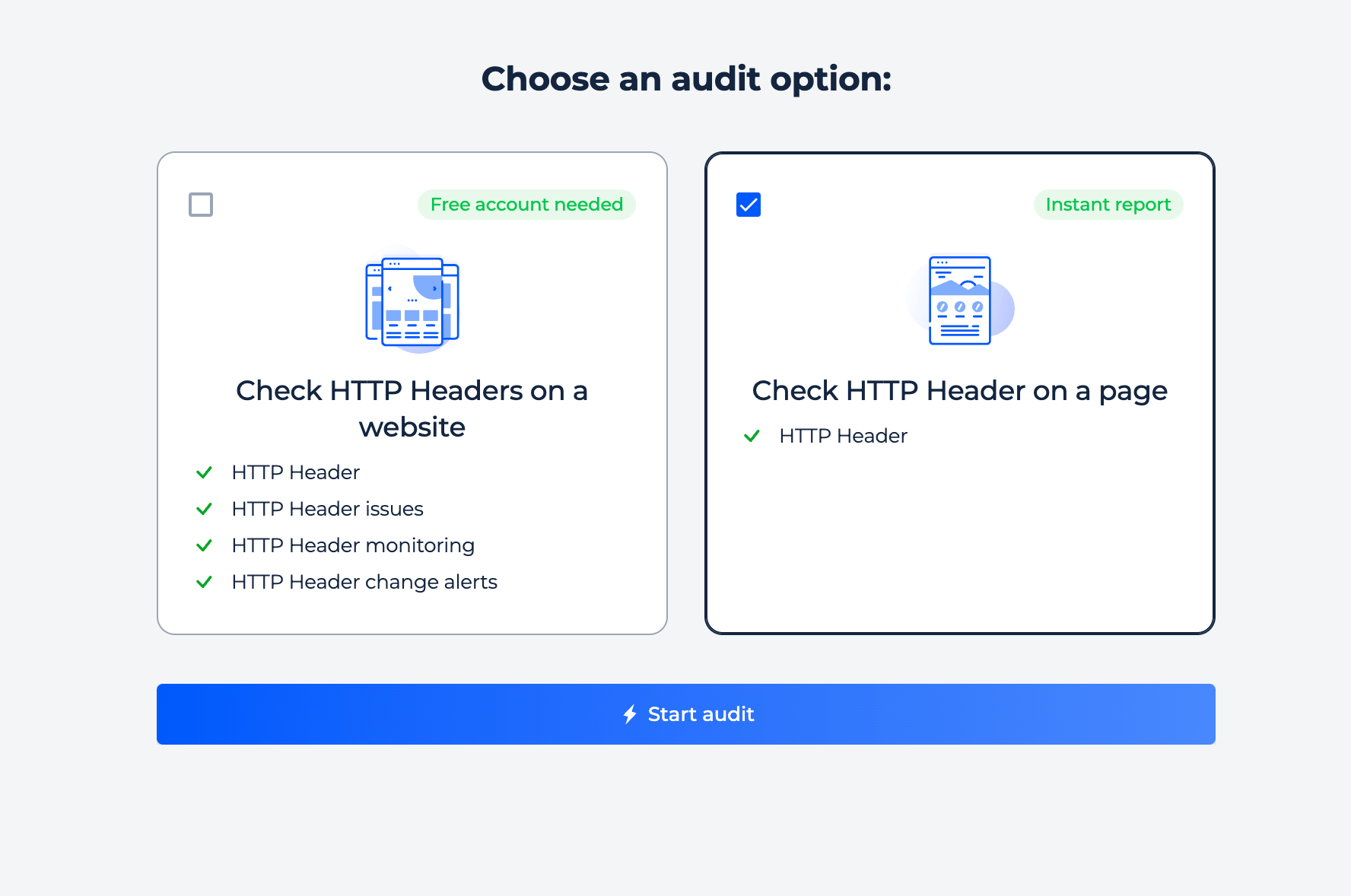 HTTP Header Checker Page