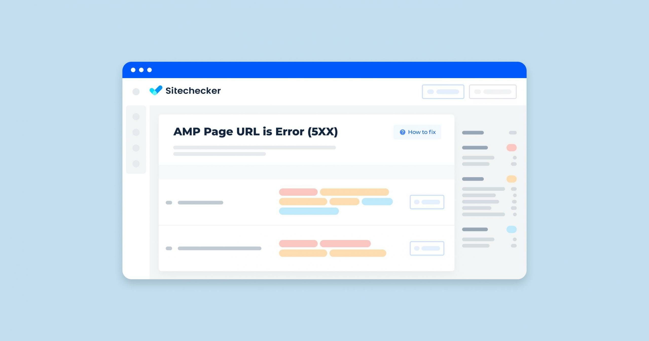 AMP Page URL is Error (5XX)