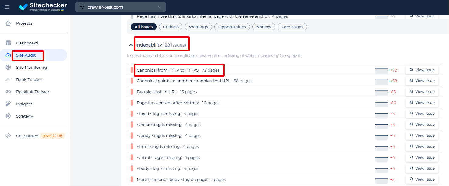 Canonical From HTTP to HTTPS Issue