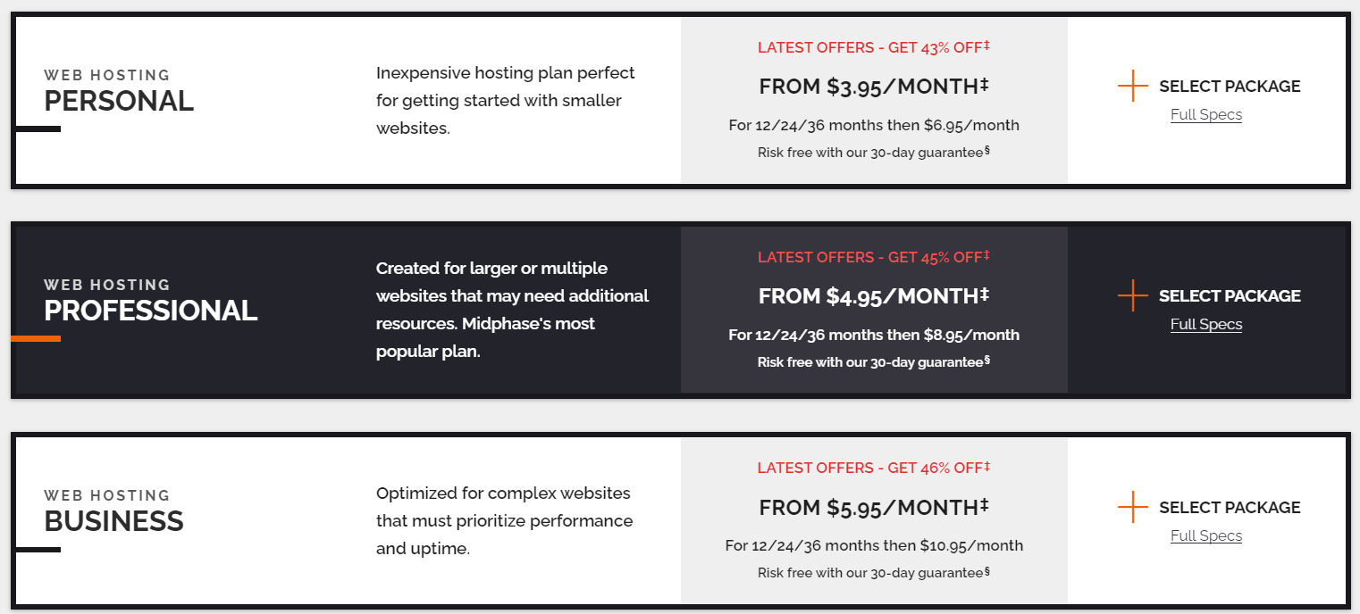 Cheap VPS hosting - Midphase