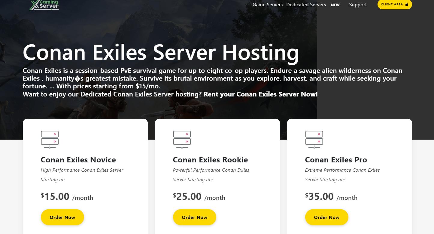 Conan Exiles XGamingServer