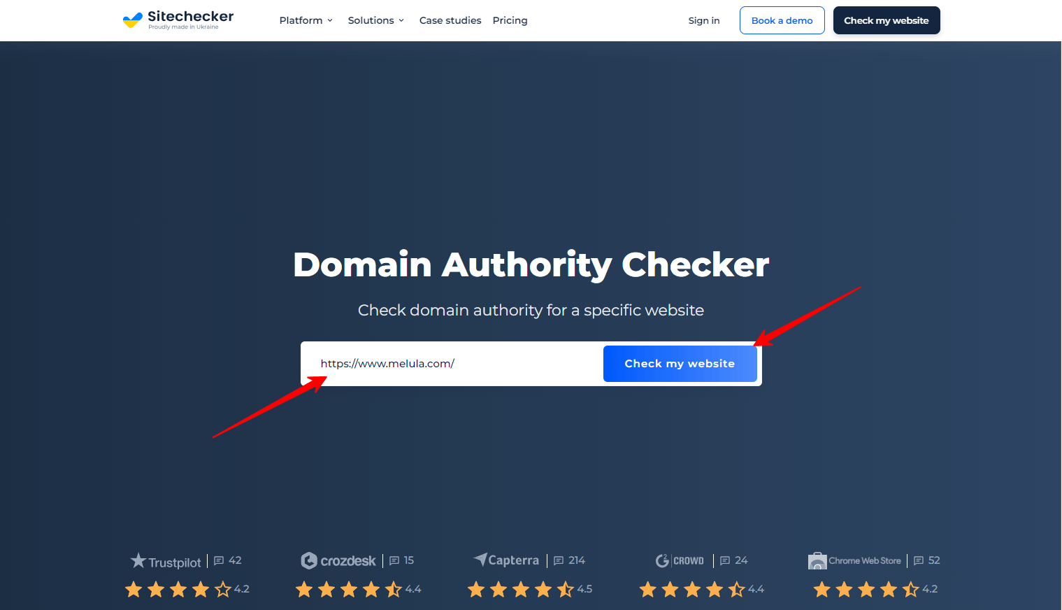 Domain Authority Checker