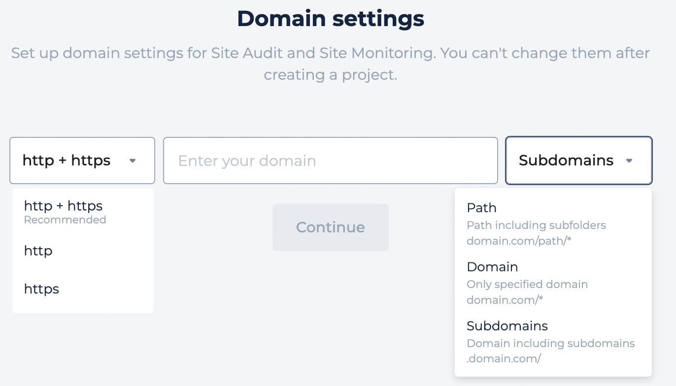 Domain Scope Customization