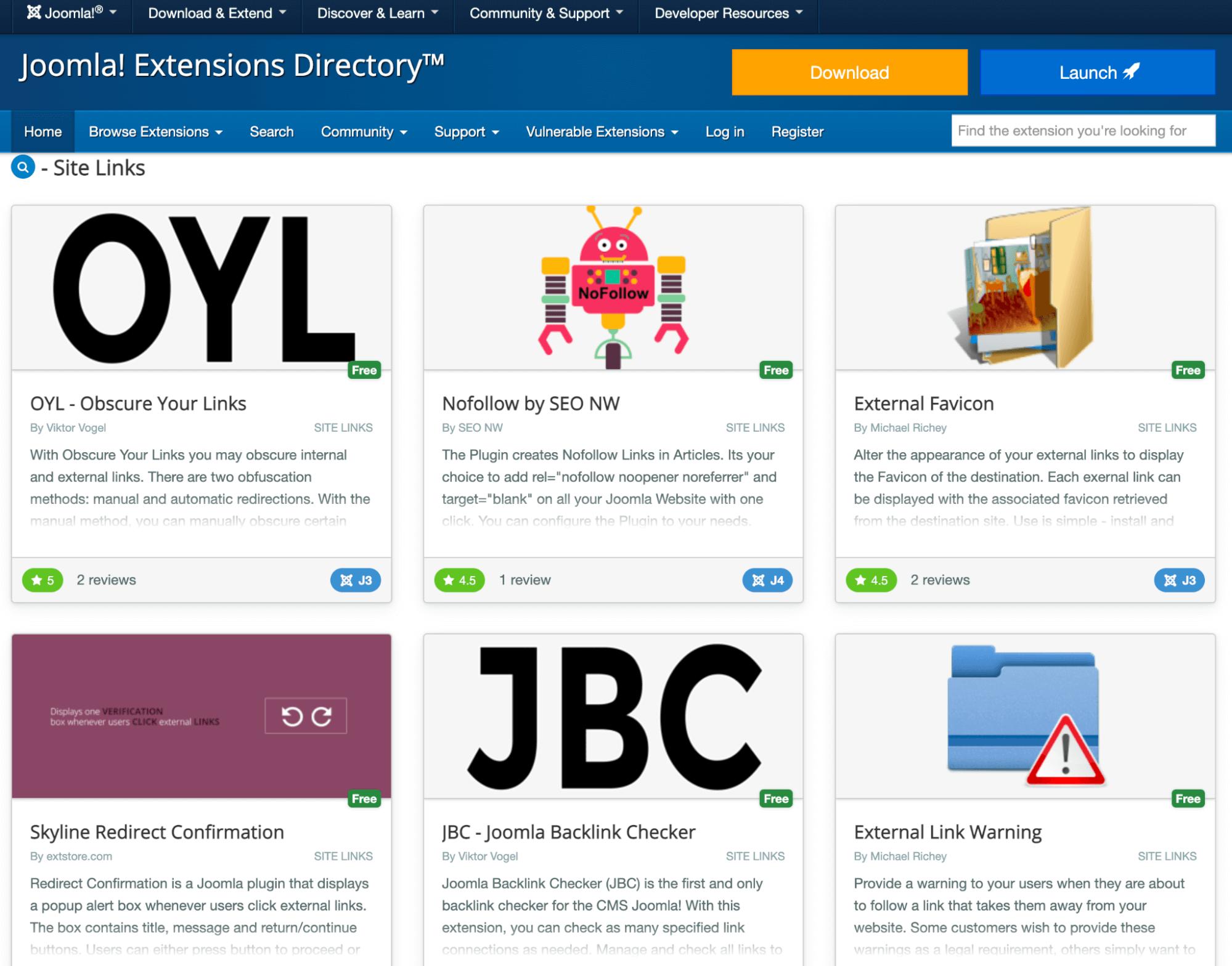 Joomla Extensions