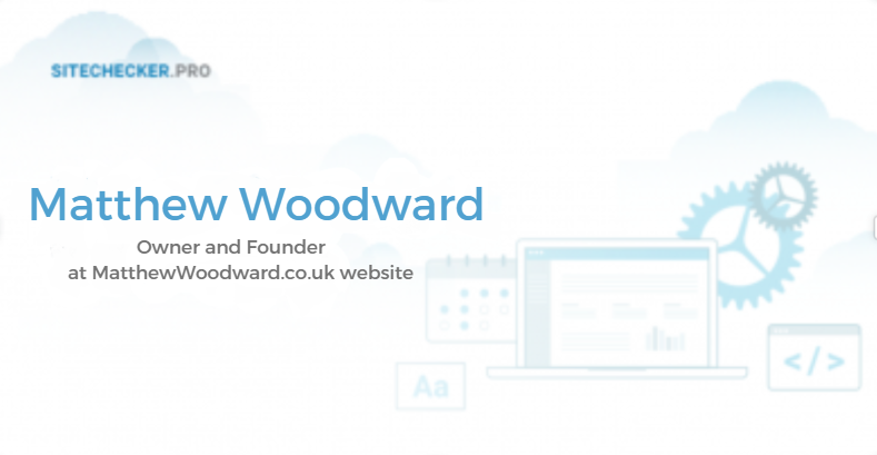 Interview with SEO and Marketing specialist Matthew Woodward