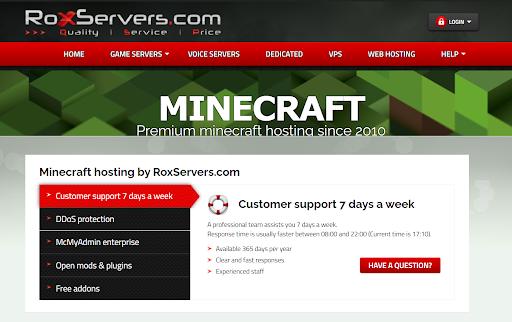 RoxServers – Most Comfortable Hosting