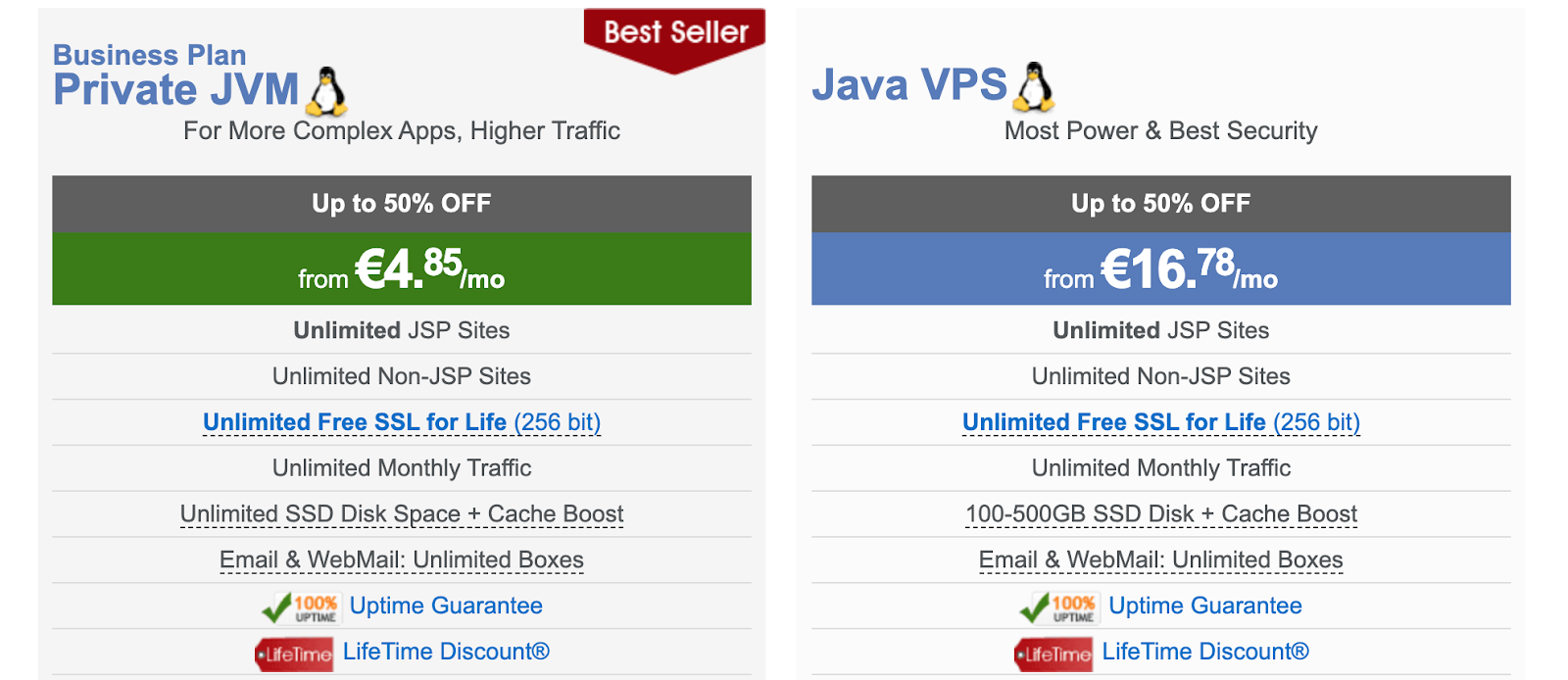 Mochahost Java Tomcat Hosting