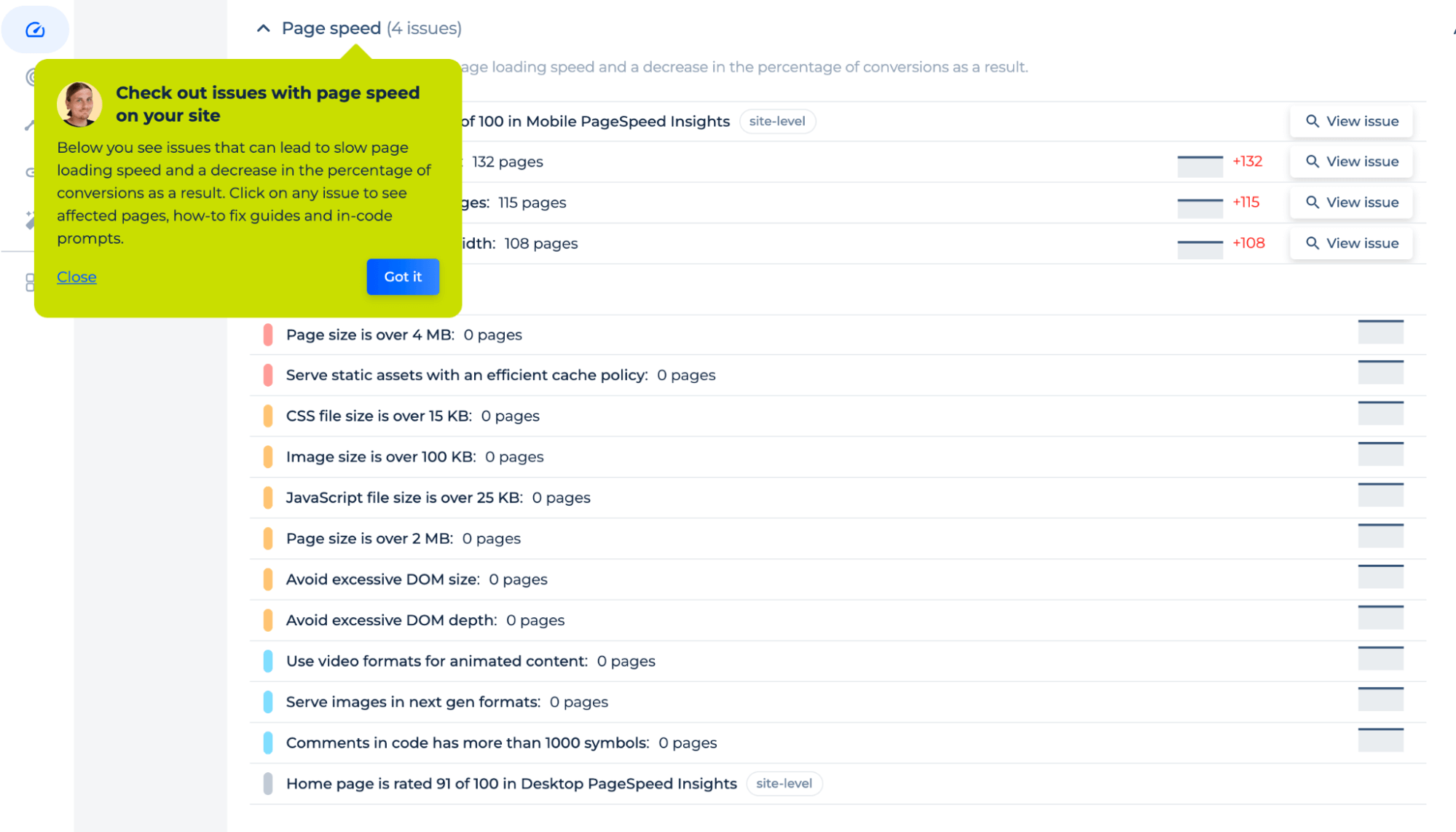 Page Speed Issues