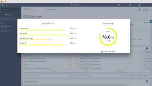 Siteimprove SEO overview