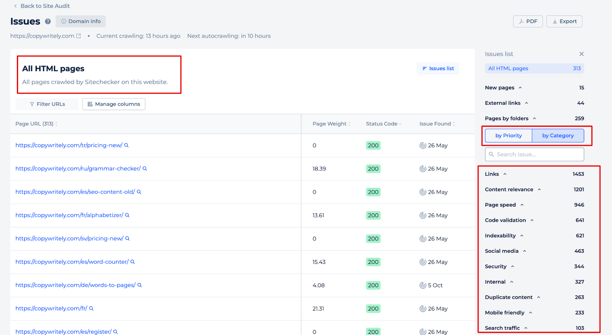 Sitemap Checker All HTML Pages