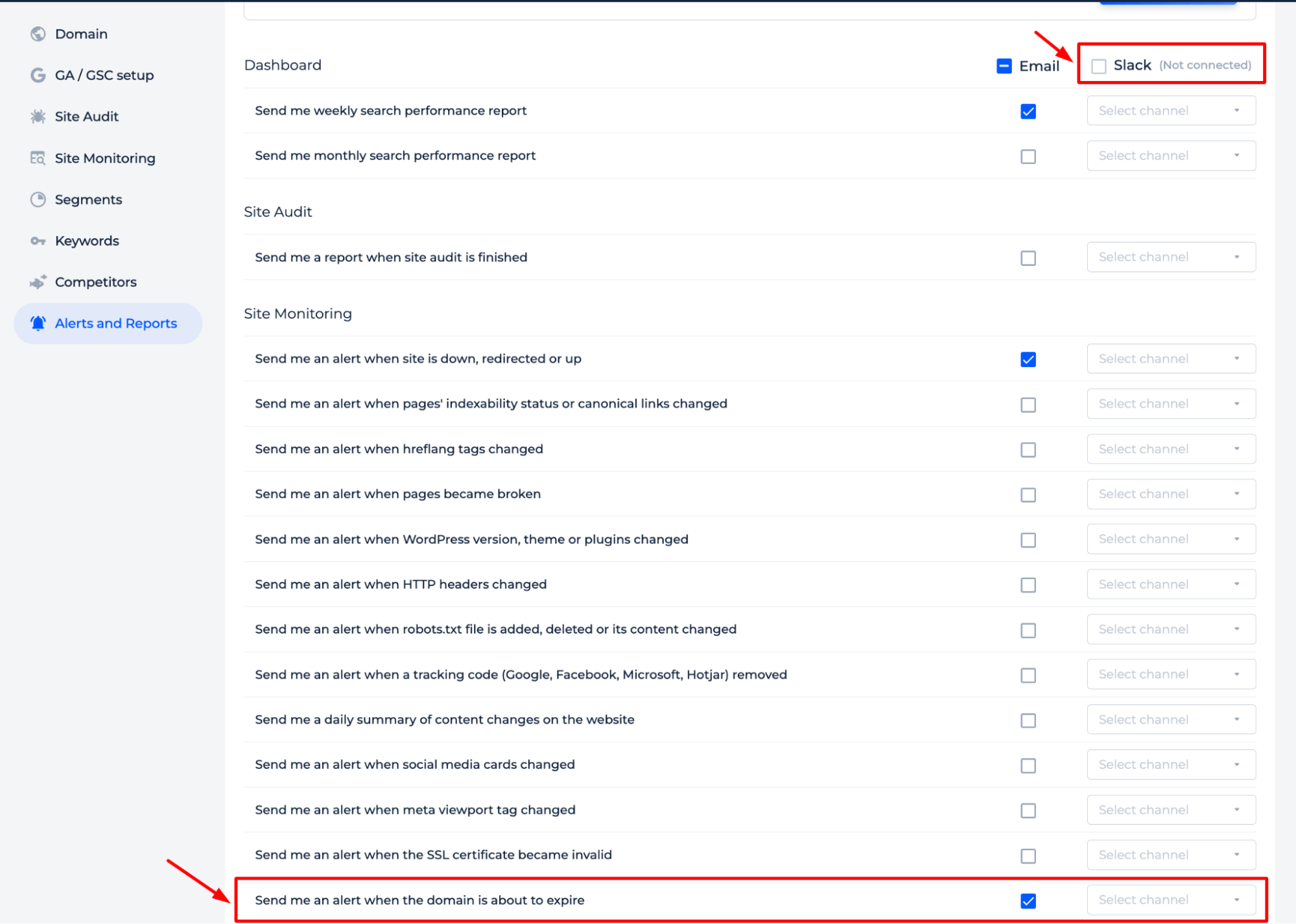 Slack Connect Domain