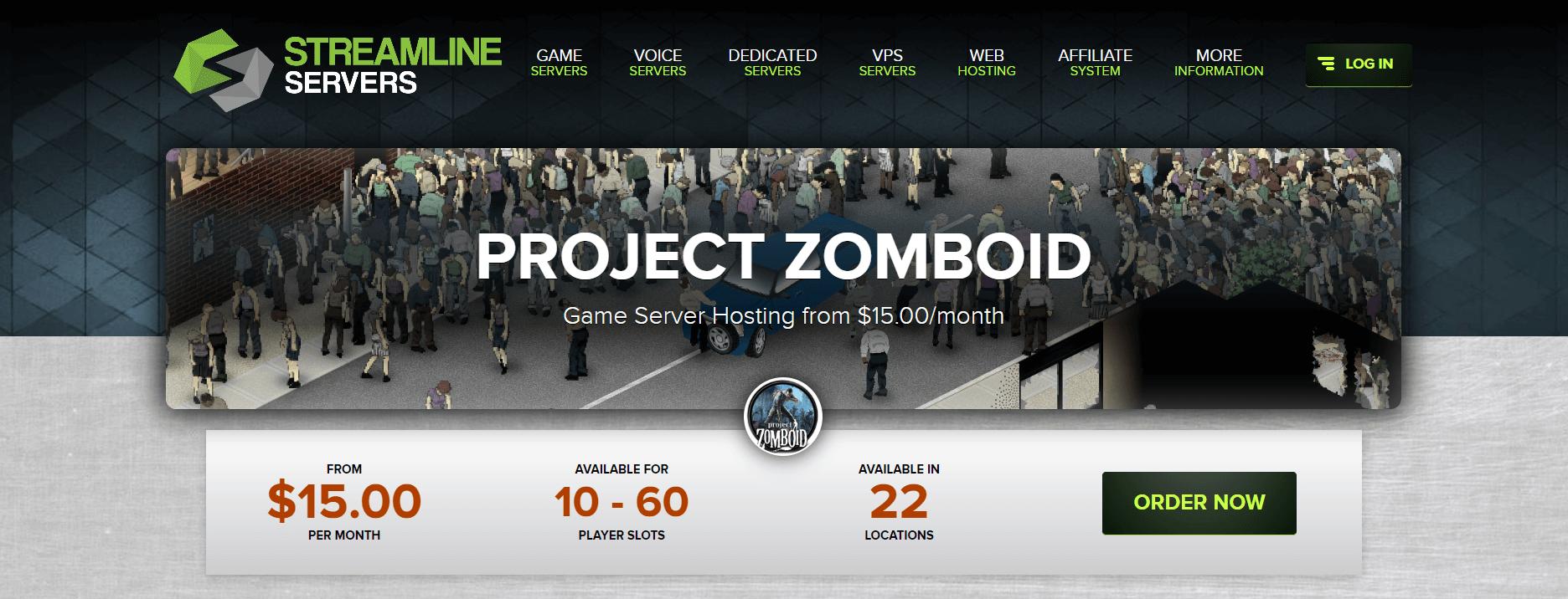 Project Zomboid Streamline Servers