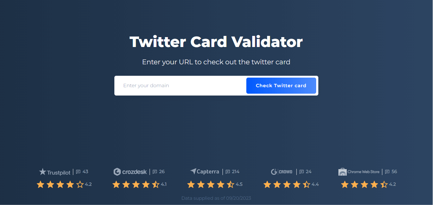 twitter card validator