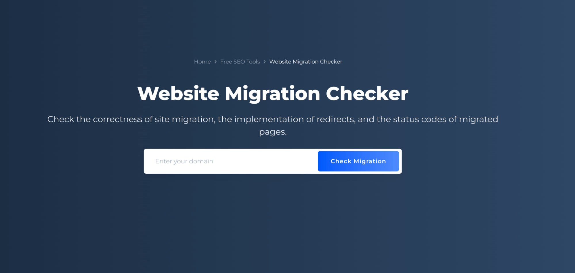 Website Migration Checker